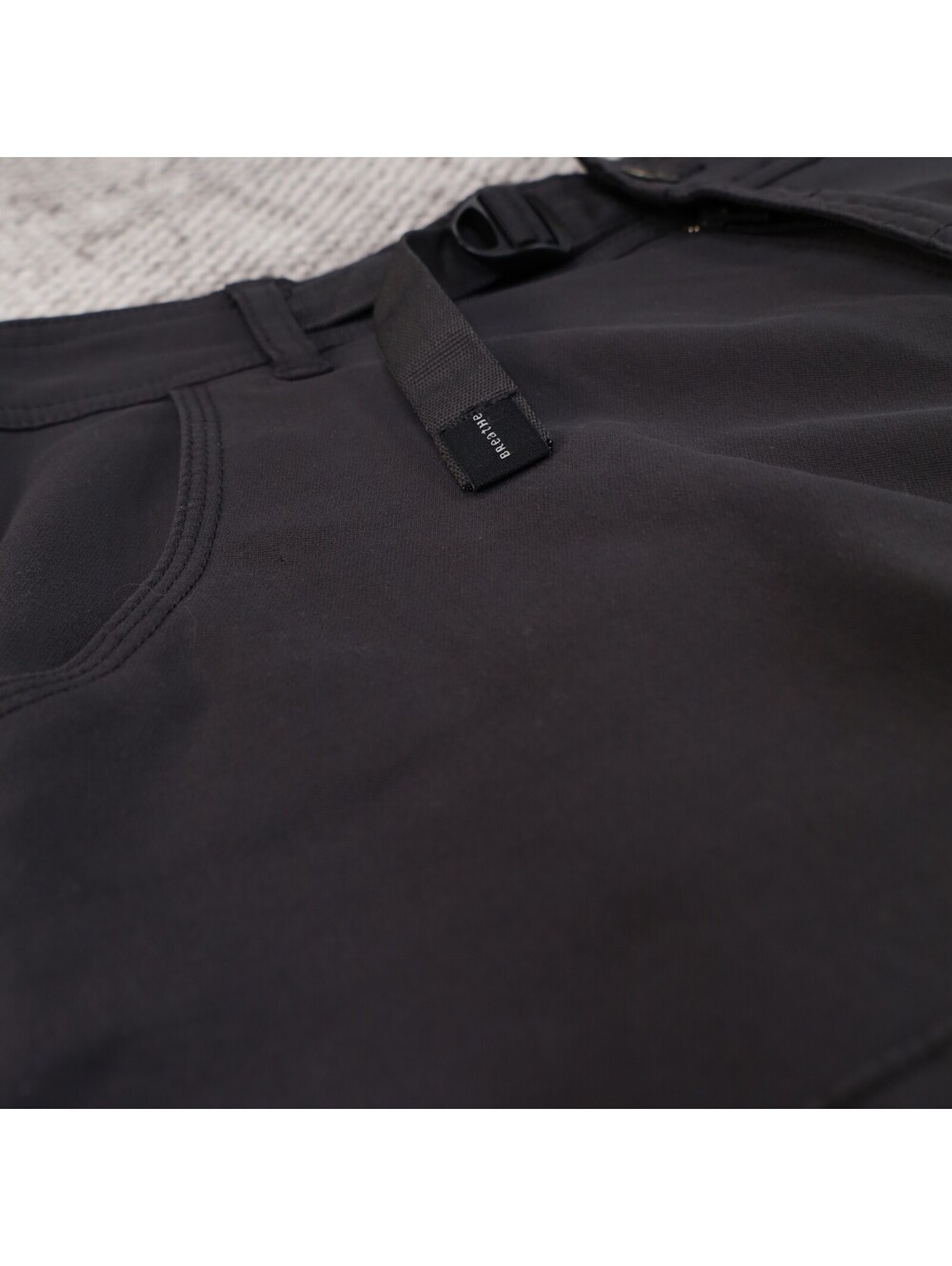prAna Stretch Zion Cargo Hiking Shorts Charcoal Grey 32x10 - Picture 8 of 11